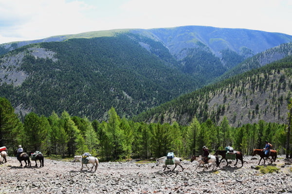 Horseriding Tour to Khagiin Khar Nuur(7 days) 17 horses 06